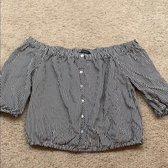 Striped crop top - Picture 2 of 2